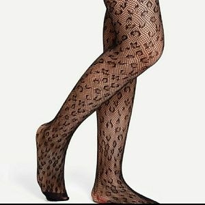 Printed Sheer Tights